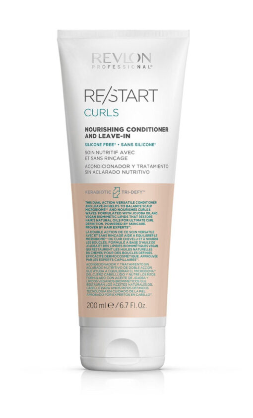 REVLON RE/START CURLS NOURISHING CONDITIONER AND LEAVE-IN 200 ML