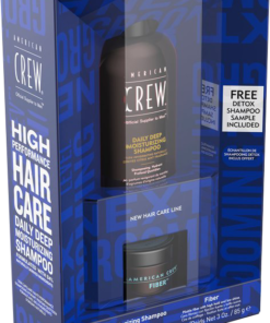 American Crew Next Level Fiber & Daily Deep Moisturizing Shampoo Duo Pack