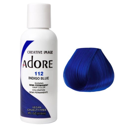 Adore Semi Permanent Color Indigo Blue #112