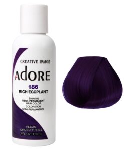 Adore Semi Permanent Color Rich Eggplant #186