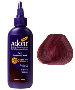 Adore Plus Semi Permanent Color Burgundy Red #342