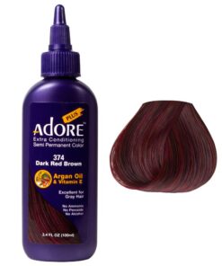 Adore Plus Semi Permanent Color Dark Red Brown #374