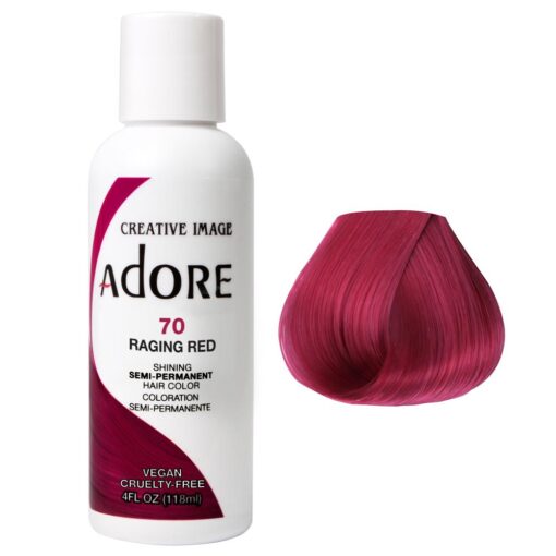 Adore Semi Permanent Color Raging Red #70