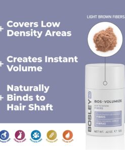 Bosley Hair Thickening Fibers - Light Brown