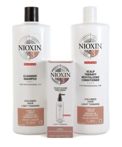 Nioxin System 3 Cleanser Shampoo & Conditioner 1000ml Plus 100ml Treatment