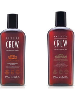 American Crew Daily Cleansing Hair Shampoo & Moisturising Conditioner Duo 250ml