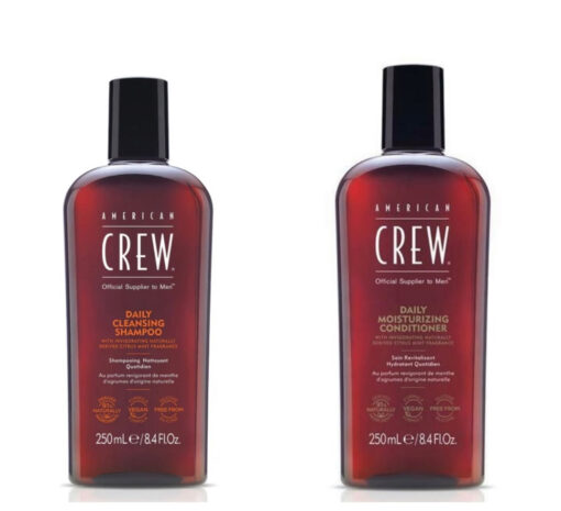American Crew Daily Cleansing Hair Shampoo & Moisturising Conditioner Duo 250ml