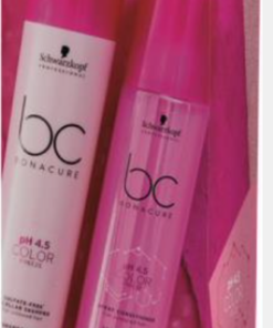 Schwarzkopf BC Bonacure Ph 4.5 Color Freeze Rich Micellar Shampoo + Spray Condition Duo Set