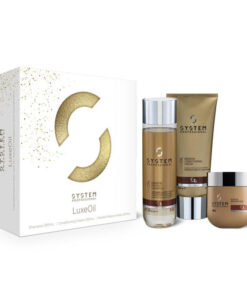 Wella System Professional LuxeOil Mask Trio Pack - Shampoo, Conditioner & Mask