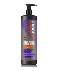 Fudge Clean Blonde Damage Rewind Violet Toning Shampoo 1L